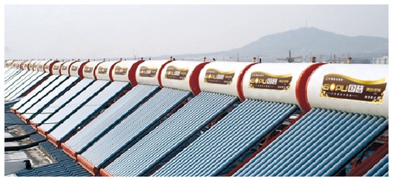 青岛王格庄新新花园居民小区463台单机热水工程