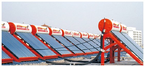 山西大同碧云国际花园小区628台单机热水工程