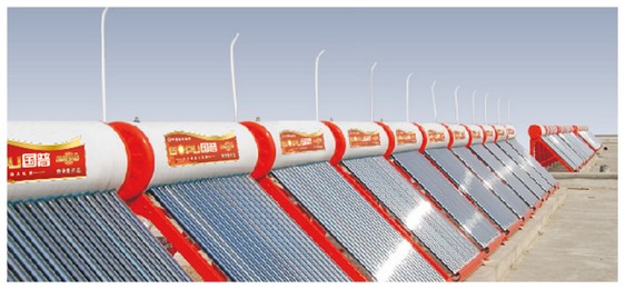 河北石家庄翠岛花城小区，526台单机热水工程