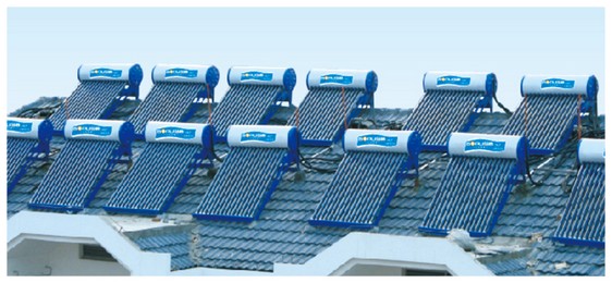 山西军区通讯二站宿舍楼455台单机热水工程