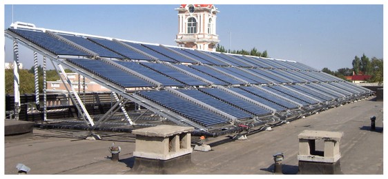 河北邯郸假日宾馆25吨热水工程