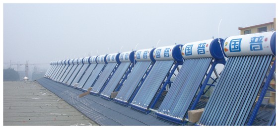 山东东营万事兴居民区536台单机热水工程