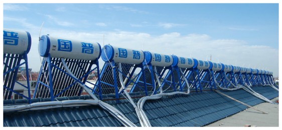 青岛王格庄新新花园居民小区463台单机热水工程2