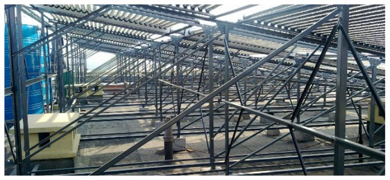 公司平度工程施工现场